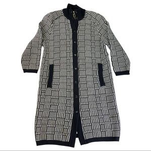 VTG J. TIKTINER France 1970s Coat Long Jacket 38